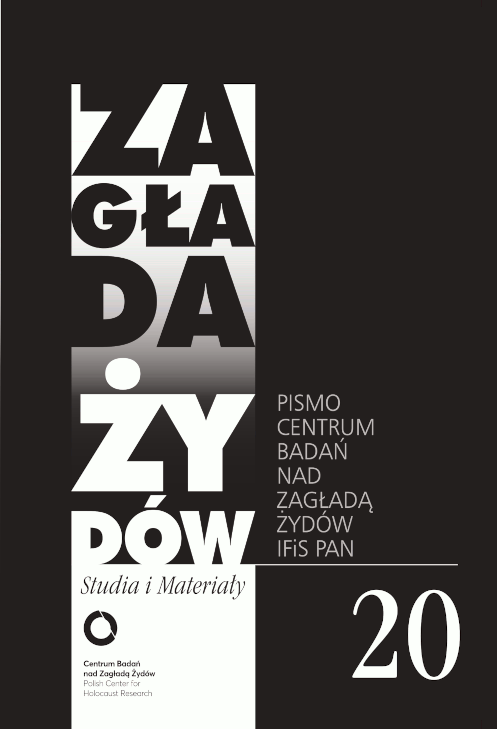 Zagłada Żyd&oacute;w. Studia i Materiały vol. 20, 2024