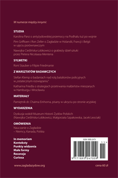 Zagłada Żyd&oacute;w. Studia i Materiały; nr 11/2015